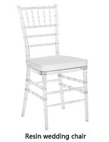 Hochzeits-und Event möbel für Hotels Hallen Chiavari Clear Resin Acryl Esszimmers tuhl Outdoor Villas Parks Eingänge