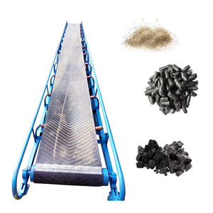 آلة ناقل حزامي محمولة جديدة قابلة لتعديل الارتفاع بتصميم مائل متين لتحميل الحبوب الزراعية والبذور والأسمدة في الأكياس - Product Image 3