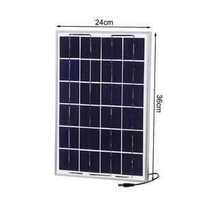 Panel Solar Winning Star de 12V 10W Policristalino, Sistema de Suministro de Energía para Exteriores - Product Image 2