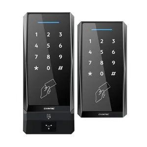 Waterproof standalone door access control with RFID card reader and keypad