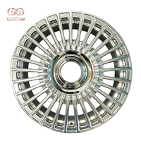 Nouvelles jantes en alliage poli multi-rayons rétro légères 20 pouces 5x114.3 25mm ET pour voiture de tourisme Prix direct usine ODM
