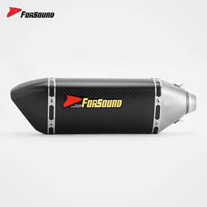 Système d'échappement de moto Forsound à <span class=keywords><strong>prix</strong></span> de gros, performance racing, kit complet à enfiler pour Kawasaki Ninja 400 <span class=keywords><strong>Z400</strong></span> - Product Image 3