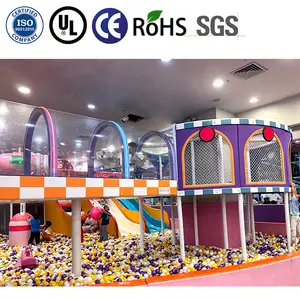 Parque de atracciones gran área segura niños comercial interior patio de recreo equipo para entretenimiento