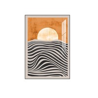 Peinture décorative de restaurant, style moderne et simple, luxe léger, pour salon, table à manger, murale, chambre nordique haut de gamme, chevet