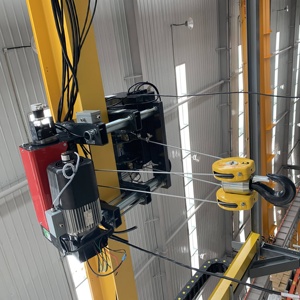 Grúa Puente Monorraíl Eléctrica de Viga Única de 1t, 5, 10, 15, 20, 32 Toneladas con Control Remoto para Montaje en Riel de Techo para Taller - Product Image 6