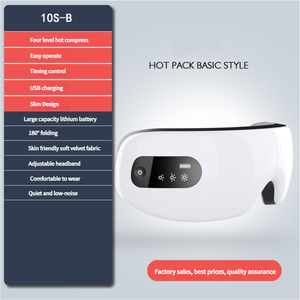 Masque de massage oculaire Nuopuen portable, réglable, élastique, pliable, avec compression thermique à 4 niveaux. - Product Image 2