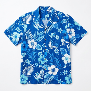 Custom <b>Hawaiian</b> <b>Shirts</b> <b>for</b> <b>Men</b> Tropical Floral Print Short Sleeve Casual Summer Beach <b>Shirts</b> Lightweight Breathable Fabric - Product Image 1