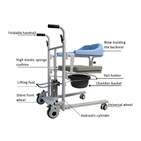Dispositivo Hidráulico de Altura Ajustable para Mover Pacientes, Herramienta Médica de Enfermería para Discapacitados y Ancianos, Silla Elevadora para Transferencia de Pacientes