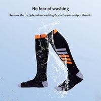 Chaussettes chauffantes d'hiver pour hommes, femmes et enfants, en coton, avec commande numérique intelligente par application, chargement USB, antidérapantes, imperméables
