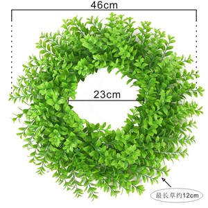 Ghirlanda Decorativa di Alta Qualità con Foglie di Eucalipto Verde e Margherite Gialle per Matrimoni, Natale e Ringraziamento - Product Image 6