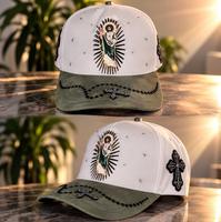 Disponibili 2026 Barbas Sombreros all'ingrosso G5 Personalizzati a 5 pannelli in pelle scamosciata con visiera larga Snapback Sportivi Barbas Chrome Hats X Ct