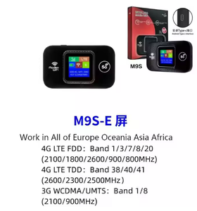 Giá <span class=keywords><strong>t</strong></span>ố<span class=keywords><strong>t</strong></span> mifis M9S-E xách tay <span class=keywords><strong>wifi</strong></span> router dễ dàng sử dụng <span class=keywords><strong>hotspot</strong></span> 3000mAh Màn hình LCD <span class=keywords><strong>t</strong></span>ường lửa 300Mbps Pocket Internet di động - Product Image 4