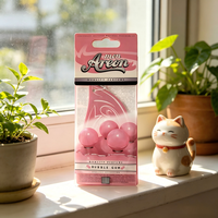 AILOVN Désodorisant de voiture suspendu en papier de coton, design personnalisé moderne, portable, parfum naturel à évaporation longue durée