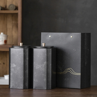 Boîte à nourriture en métal octogonale brillante hermétique pour les collations comme les biscuits, les barres chocolatées, le thé, emballée de manière pratique
