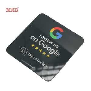 Piastra in Acrilico Personalizzata NFC per <span class=keywords><strong>Recensioni</strong></span> Google e Social Media, Menu e Mappa in Acrilico NFC per Ristoranti - Product Image 5