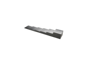 Bloc de calibrage en forme de coin à 6 niveaux (1-15 mm) pour jauge d'épaisseur ultrasonique en acier inoxydable 304 - Product Image 4