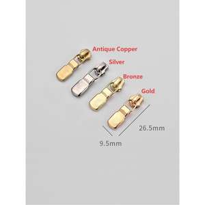 LST280 vente en gros Logo personnalisé couleur fermeture à glissière #5 pour <span class=keywords><strong>sac</strong></span> or lourd petit acier inoxydable Chubby Upcycle fermetures à glissière de remplacement - Product Image 3