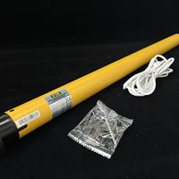 Moteur tubulaire DC A-OK AM35-6/18-ES-E-Z avec batterie au lithium intégrée pour stores enrouleurs
