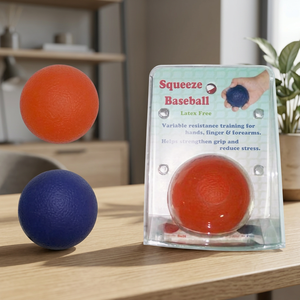 Large Size TPR 70mm Hand Exercise Squeeze Baseball Rehabilitation <b>Massage</b> for Personal Care Mobility - Product Image 2