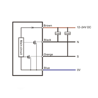 Sensor Magnetik Sense MR-P25 SUS 3003 dengan Output NPN/PNP IP65 12~24VDC