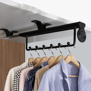 ราวแขวนเสื้อผ้าแบบถอดได้ ราวแขวนผ้าเช็ดตัว ราวแขวนเสื้อโค้ท ราวแขวนในตู้เสื้อผ้า ราวแขวนของในตู้เก็บของ ราวแขวนแบบดึงได้ รุ่น SSR - Product Image 3