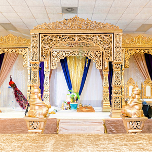 Mandap Maharani de Fibra Resistente Tallado, Mandap de Fibra de Cristal para Bodas, Fabricación a Precio Razonable, Decoración para Eventos en Australia - Product Image 1