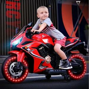 دراجات نارية كهربائية للأطفال بمحركين مزدوجين مع مقبض يدوي وإضاءة رائعة، سيارات ألعاب بالجملة مصنوعة من البلاستيك - Product Image 6