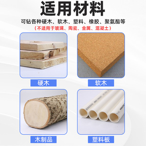 Foret hélicoïdal Fuxin 230 mm en acier à haute teneur en carbone pour perçage manuel de trous profonds dans le bois - Product Image 4