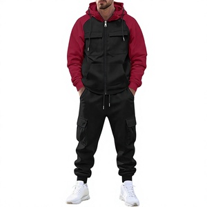 Conjunto Deportivo Personalizado con Capucha para Hombre, Ropa Deportiva para Correr, Gimnasio, Entrenamiento, Ropa Atlética - Product Image 1