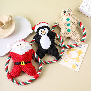Christmas <b>Plush</b> Dog Toys Design Dog Squeaky Chew Toy Dogs - Product Image 3