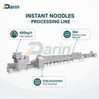 Ligne de production industrielle automatique de nouilles instantanées, capacité de 600 kg/h, machine à fabriquer des nouilles instantanées frites, SUS304