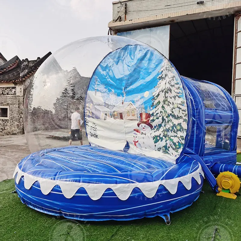 Diskon besar 3M Diameter balon bola dunia salju Natal untuk acara