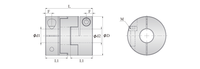 Disque d'accouplement en acier Nobengr Nm, alésage 16-105 mm, couple nominal 2000 Nm, 5000 tr/min, flexible standard