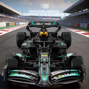 Nouveau modèle de course F1 Reobrix 11040 Technol, blocs de construction, <span class=keywords><strong>voiture</strong></span> de course 1/8, briques de construction, <span class=keywords><strong>jouet</strong></span> pour enfant, cadeau pour garçon - Product Image 2