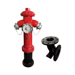 Boca de incendios de tierra para exteriores de hierro dúctil SS100/65-1,6 Boca de incendios de tipo francés a la venta - Product Image 3