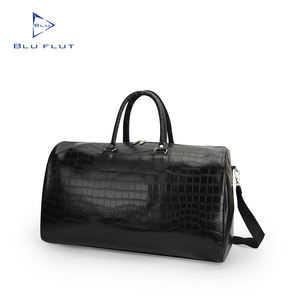 Bolsa de Viaje Impermeable con Logotipo Personalizado al por Mayor, Bolsa de Lona Grande de Cuero para Hombre y Mujer, Bolsas de Viaje Personalizadas para Fin de Semana - Product Image 3