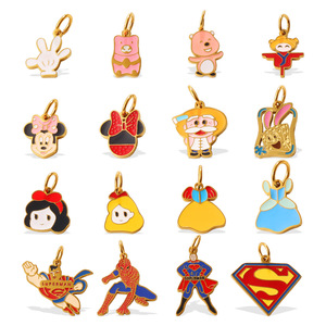 Colgantes con Temática de Dibujos Animados, Aleación de Zinc, Accesorios de Joyería DIY, Dijes Unisex para Regalo - Product Image 5