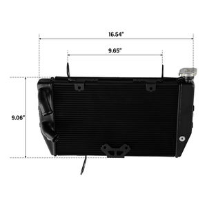TCMT-enfriador de motor de XF-M406, radiador de refrigeración compatible con <span class=keywords><strong>Ducati</strong></span> <span class=keywords><strong>Multistrada</strong></span> <span class=keywords><strong>1200</strong></span>, 2010, 2011, 2012, <span class=keywords><strong>2013</strong></span>, 2014 - Product Image 2