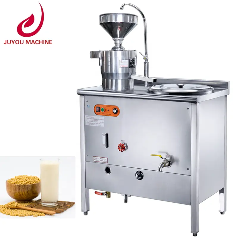 Stainless Steel Soya Milk Making Machines Industrial Soymilk Machine Gas Style Bean Product Soy Milk Processing Machine