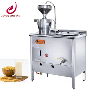 ماكينة صنع حليب الصويا من الفولاذ المقاوم للصدأ ، ماكينة إنتاج حليب الصويا بنمط الغاز ، ماكينة معالجة حليب الصويا