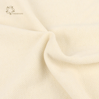 Tissu de chanvre en gros chanvre écologique 55% coton biologique 45% maille tissu de polo piqué