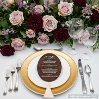 Cartes de Menu d'Invitations de Mariage Vert Sauge Luxe Rigide Gaufrées Personnalisées, Couverture en Velours, Glands