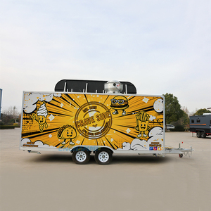 Chammp Remolque de Comida, Carro de Comida Callejera, Camioneta de Pizza Móvil Personalizada, Remolque <span class=keywords><strong>con</strong></span> Parrilla para Venta en EE. UU. Totalmente Equipado - Product Image 5