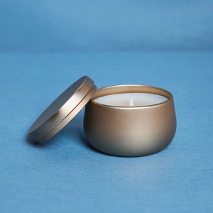 Kapaklı mum teneke 4oz 8oz teneke konteynerler Metal dikişsiz toplu malzemeleri toptan boş mum kutuları - Product Image 2