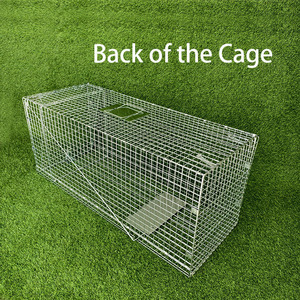 Piège à animaux vivants Piège à chats humain Piège à animaux pliable avec poignée pour chiens errants, armadillos, ratons laveurs, marmottes, renards - Product Image 4