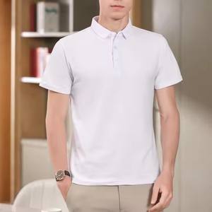 Polos de marca para hombre, ropa deportiva informal de manga corta de algodón con estampado personalizado - Product Image 3