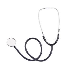 Stéthoscope à tête simple Medco, noir, pour usage médical et enseignement, certifié CE - Product Image 3