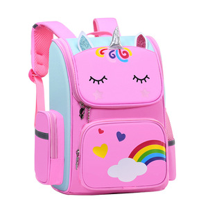 Zaino a Tracolla per Bambini Stile Coreano, Impermeabile, con <span class=keywords><strong>Unicorno</strong></span>, Grande Capacità, Unisex, per la Scuola - Product Image 1