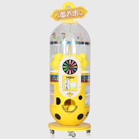 Distributeur de capsules de jouets et de bonbons à monnayeur, modèle Twisted Egg Machine, avec billets disponibles