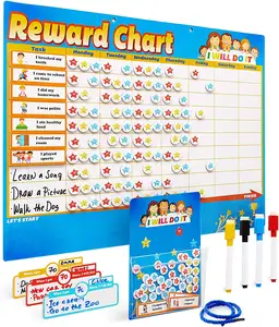 Hanging Loop Custom Printing Dry Erase Magnetic Reward Chore Chart